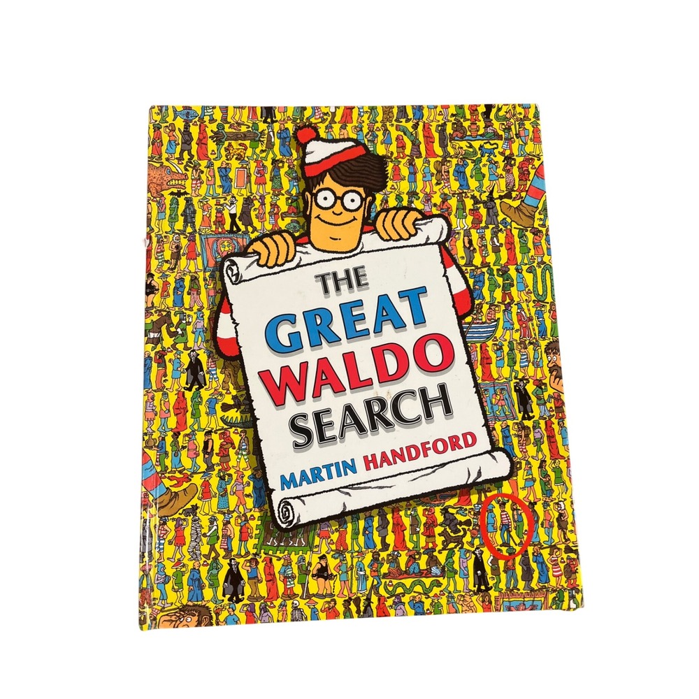 The Great Waldo Search 1989 First Ed Martin Handford 80s Activity Interactive